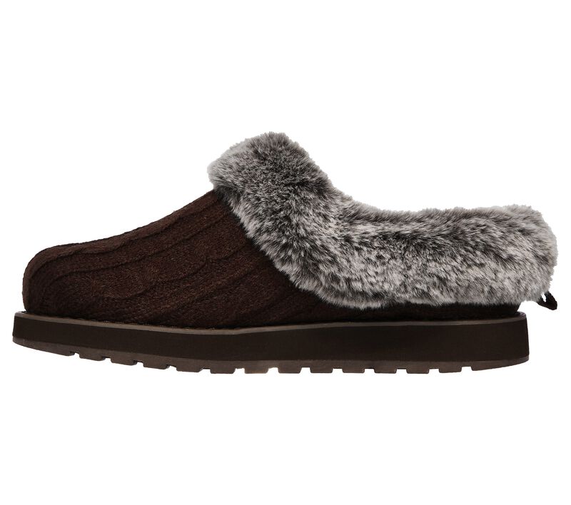 Dámské Pantofle Skechers BOBS Keepsakes - Ice Angel Čokolády | CZ.31204CHOC