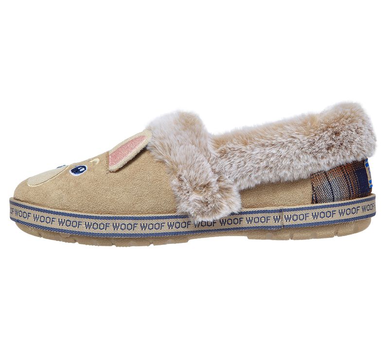 Dámské Pantofle Skechers BOBS Too Cozy - Dog-Attitude Šedé Hnědé | CZ.113482TPE