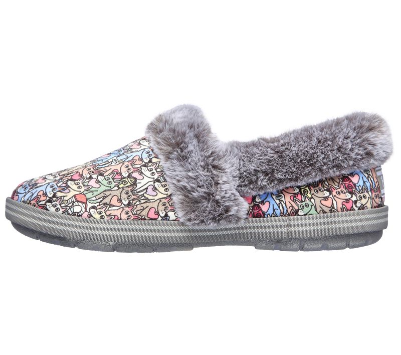 Dámské Pantofle Skechers BOBS Too Cozy - Paws Forever Viacfarebný | CZ.113485MLT