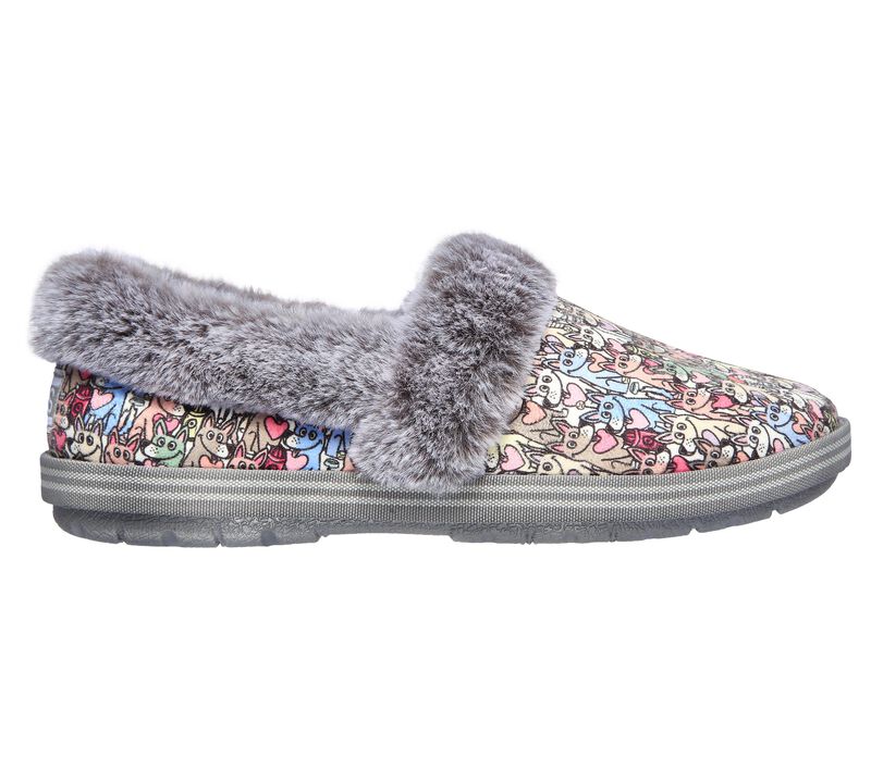 Dámské Pantofle Skechers BOBS Too Cozy - Paws Forever Viacfarebný | CZ.113485MLT