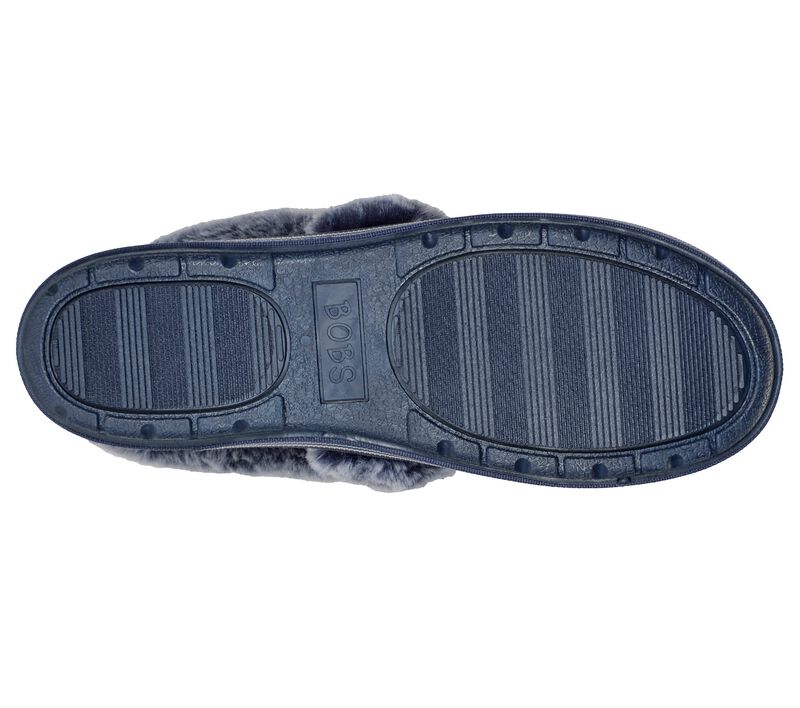 Dámské Pantofle Skechers BOBS Too Cozy - Ruff Amble Tmavě Blankyt Viacfarebný | CZ.113676NVMT