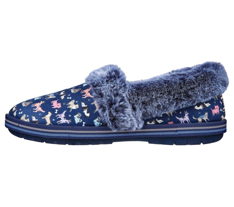 Dámské Pantofle Skechers BOBS Too Cozy - Ruff Amble Tmavě Blankyt Viacfarebný | CZ.113676NVMT