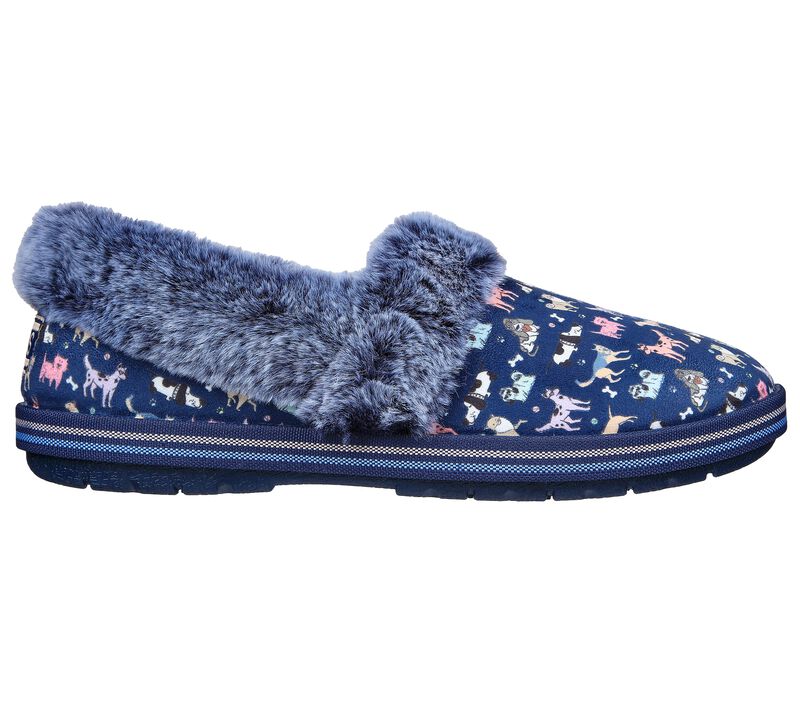 Dámské Pantofle Skechers BOBS Too Cozy - Ruff Amble Tmavě Blankyt Viacfarebný | CZ.113676NVMT