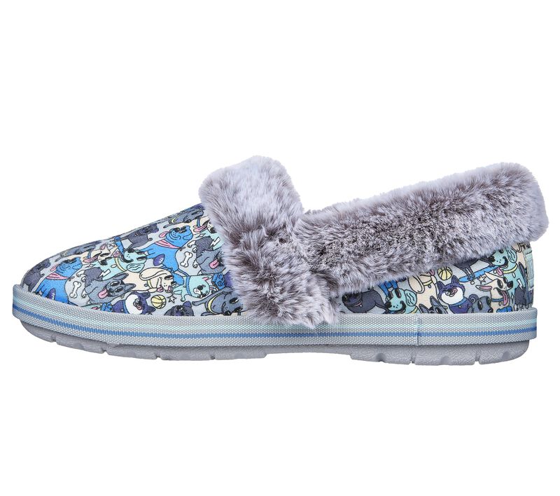 Dámské Pantofle Skechers BOBS Too Cozy - Wandering Eyez Šedé Viacfarebný | CZ.113683GYMT