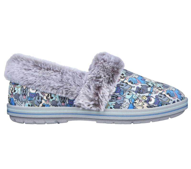 Dámské Pantofle Skechers BOBS Too Cozy - Wandering Eyez Šedé Viacfarebný | CZ.113683GYMT