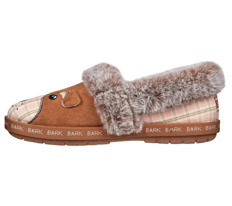 Dámské Pantofle Skechers BOBS Too Cozy - Cutie Pupz Hnědé | CZ.113691CSNT