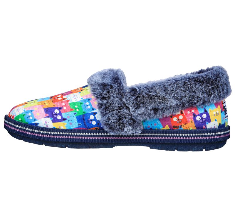 Dámské Pantofle Skechers BOBS Too Cozy - Rockstar Pawty Tmavě Blankyt Viacfarebný | CZ.113692NVMT