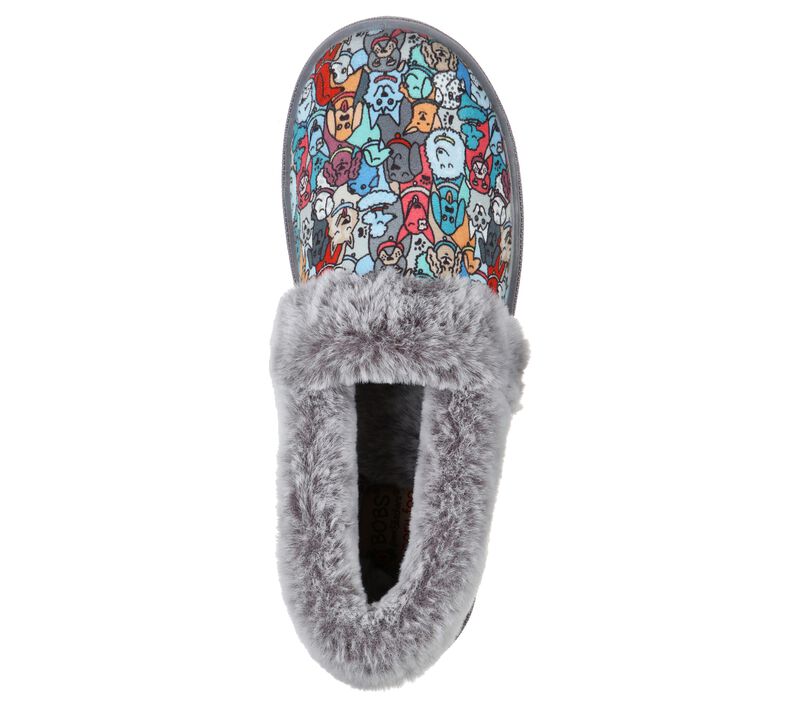 Dámské Pantofle Skechers BOBS Too Cozy - Pooch Parade Viacfarebný | CZ.33351MLT