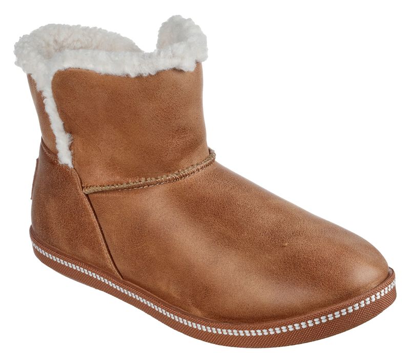 Dámské Pantofle Skechers Cozy Campfire - Song-Birds Hnědé | CZ.167217CSNT