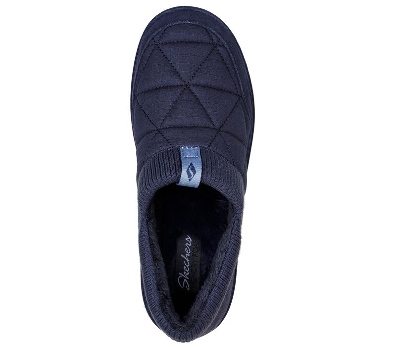 Dámské Pantofle Skechers Cozy Campfire - Camp Nap Tmavě Blankyt | CZ.167218NVY