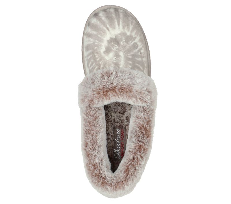 Dámské Pantofle Skechers Cozy Campfire - Slumber Party! Šedé Hnědé | CZ.167224TPE