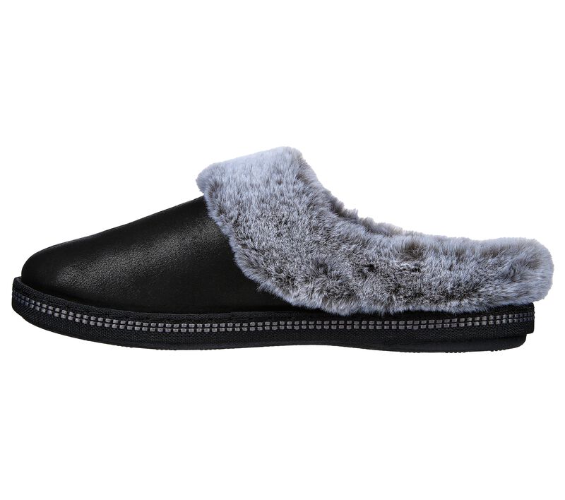 Dámské Pantofle Skechers Cozy Campfire - Lovely Life Černé | CZ.167625BLK