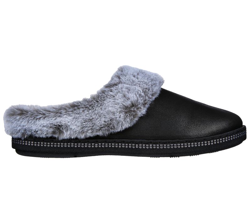 Dámské Pantofle Skechers Cozy Campfire - Lovely Life Černé | CZ.167625BLK