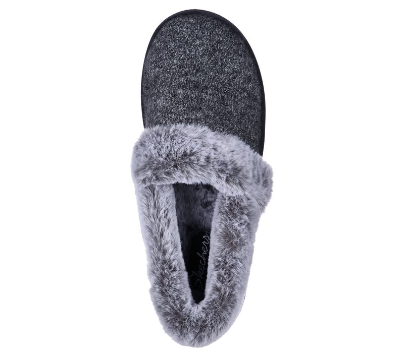 Dámské Pantofle Skechers Cozy Campfire - Wakey Wakey Šedé | CZ.44362CCL