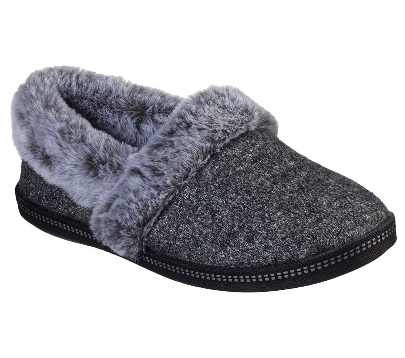 Dámské Pantofle Skechers Cozy Campfire - Wakey Wakey Šedé | CZ.44362CCL