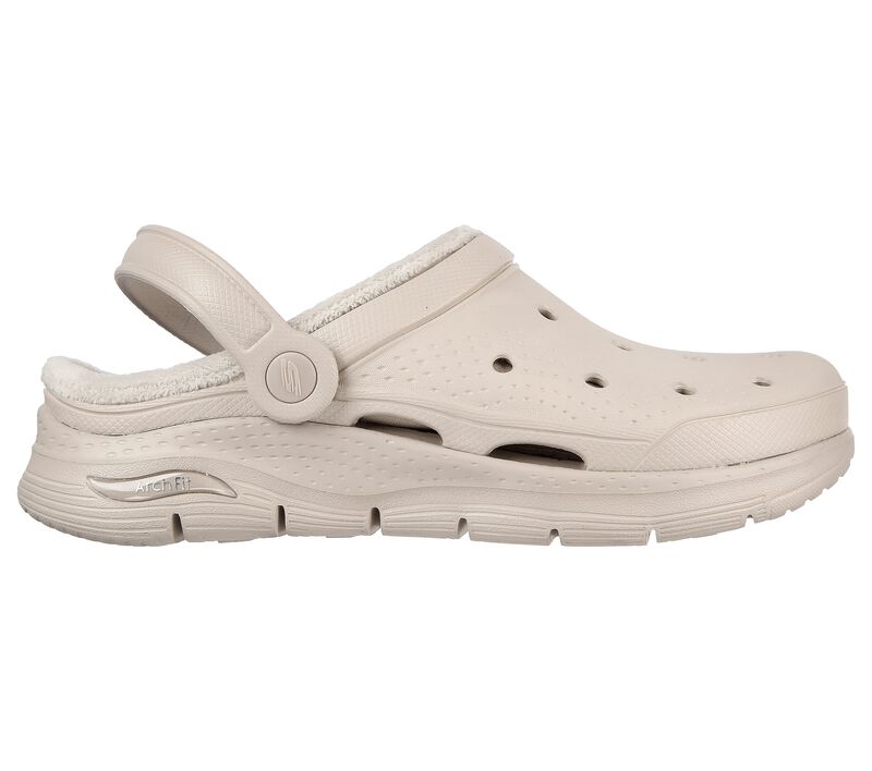 Dámské Pantofle Skechers Foamies: Arch Fit Podšité - Cozy Gal Šedé Hnědé | CZ.111386TPE