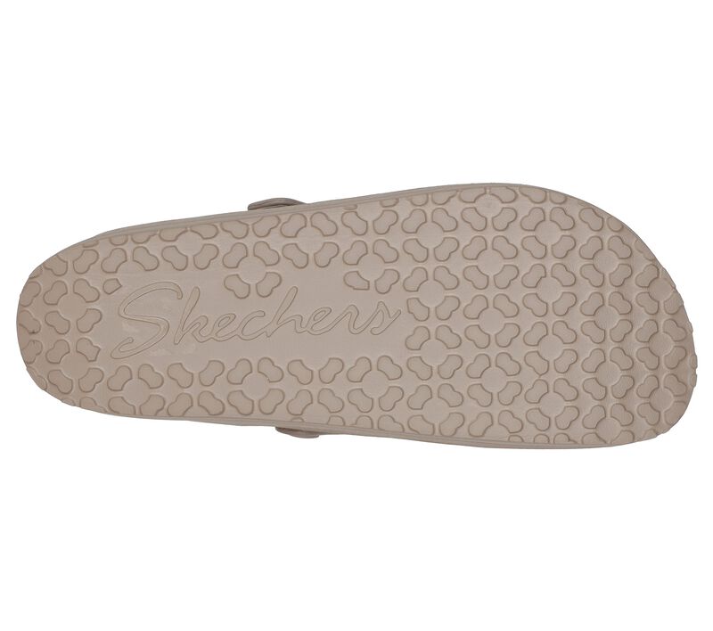 Dámské Pantofle Skechers Foamies: Cali Breeze 2.0 Podšité - Cozy Chic Šedé Hnědé | CZ.111087TPE