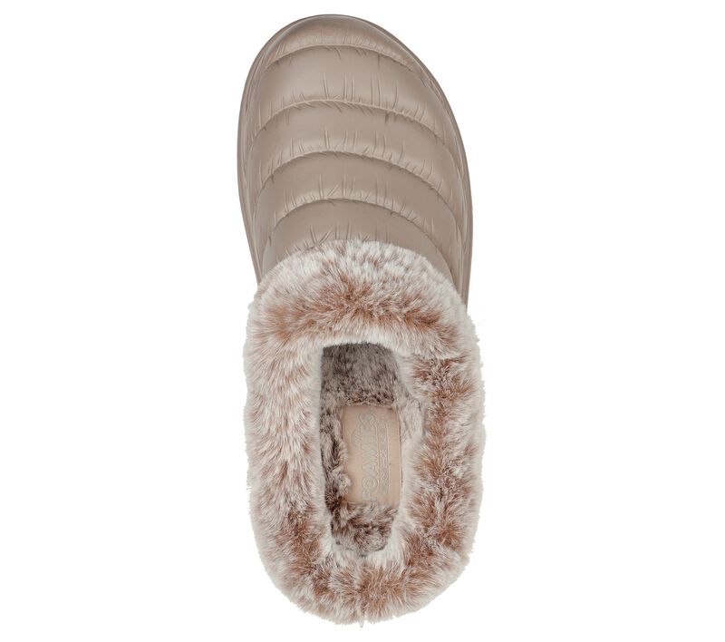 Dámské Pantofle Skechers Foamies: Cozy Camper - Restful Šedé Hnědé | CZ.111355TPE