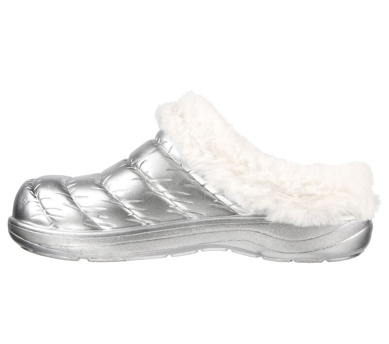 Dámské Pantofle Skechers Foamies: Cozy Camper - Glamping Stříbrné | CZ.111356SIL