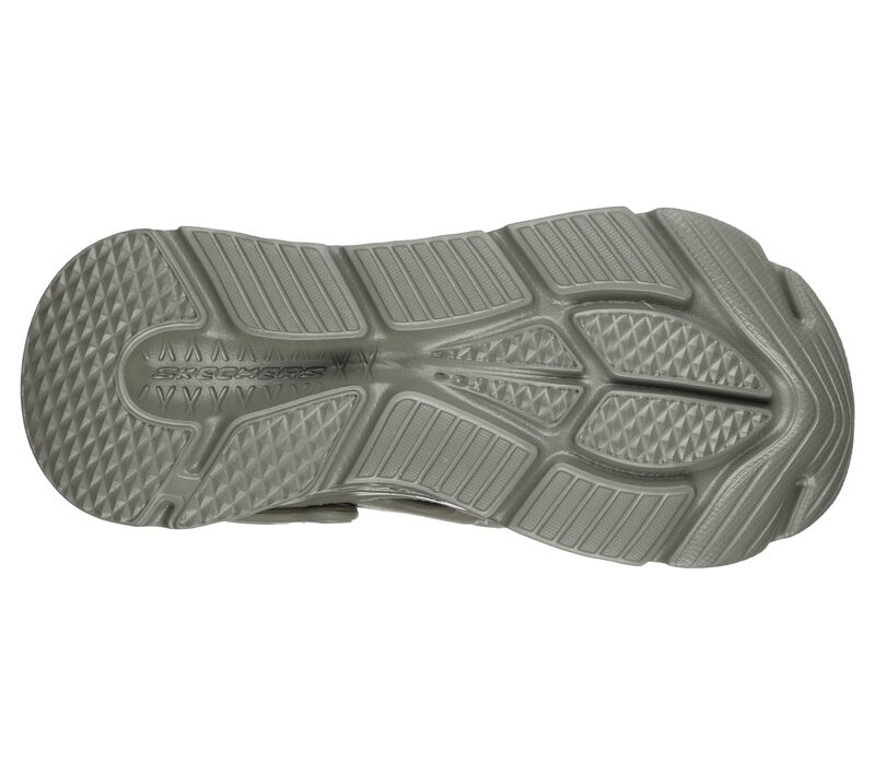 Dámské Pantofle Skechers Foamies: Max Cushioning Podšité - Whirlwind Olivy Zelené | CZ.111346OLV