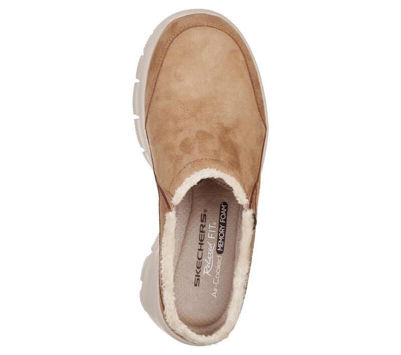 Dámské Pantofle Skechers Relaxed Fit: Easy Going - Latte Hnědé | CZ.49532TAN