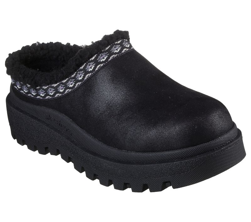 Dámské Pantofle Skechers Shindigs - Comfy Hour Černé | CZ.167419BBK