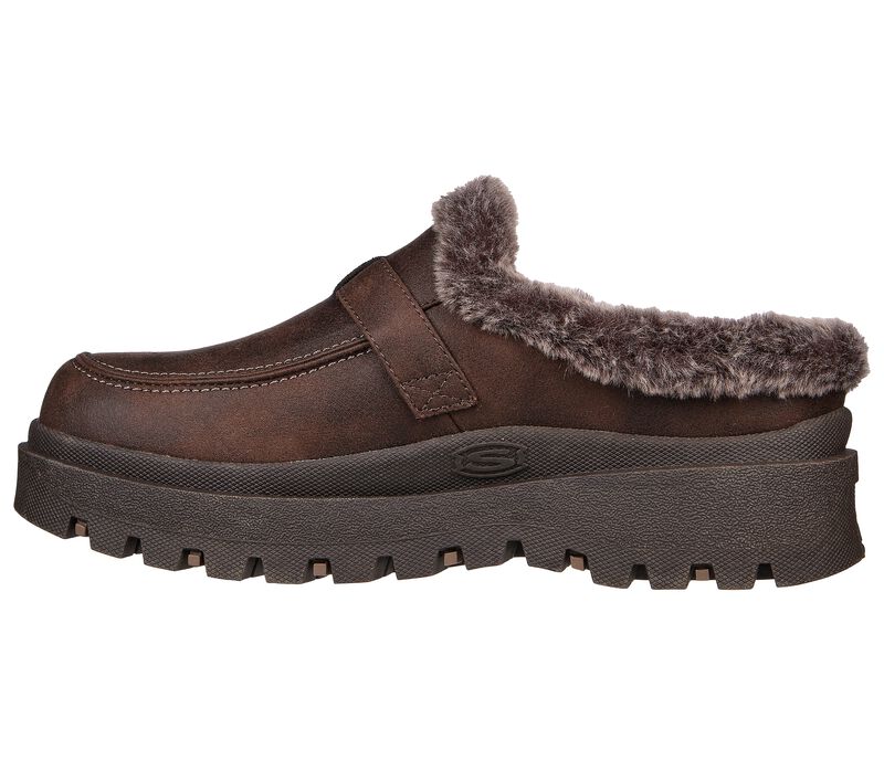 Dámské Pantofle Skechers Shindigs - Forever Retro Čokolády | CZ.167418CHOC