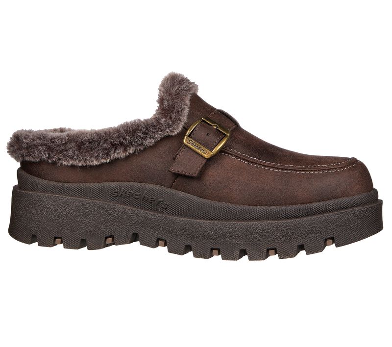 Dámské Pantofle Skechers Shindigs - Forever Retro Čokolády | CZ.167418CHOC