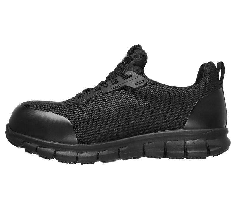 Dámské Pracovní Obuv Skechers Pracovní: Sure Track - Irmo Alloy Špicí Černé | CZ.108003BLK