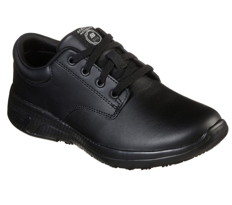 Dámské Pracovní Obuv Skechers Pracovní Relaxed Fit: Marsing - Navor SR Černé | CZ.108006BLK