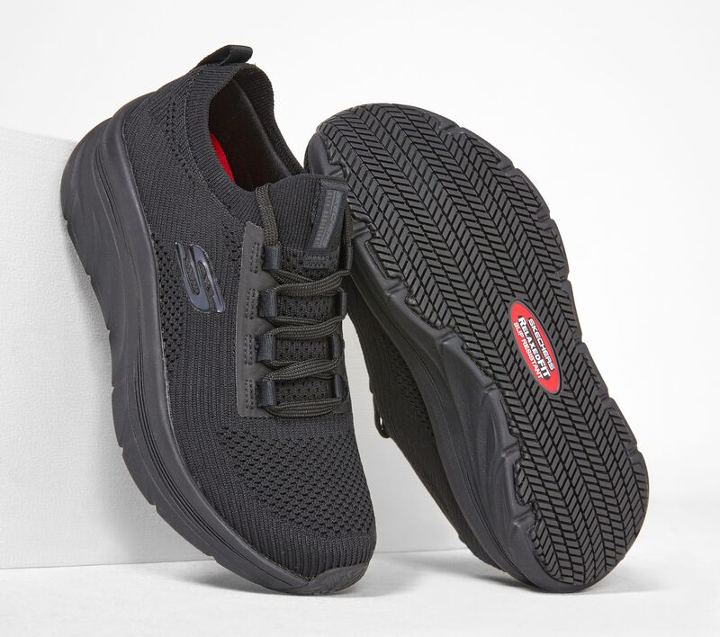 Dámské Pracovní Obuv Skechers Pracovní Relaxed Fit: D'Lux Walker SR - Ozema Černé | CZ.108017BLK