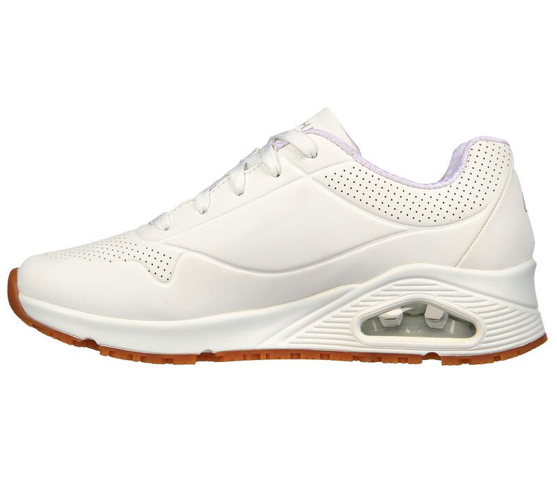 Dámské Pracovní Obuv Skechers Pracovní Relaxed Fit: Uno SR Bílé | CZ.108021WHT