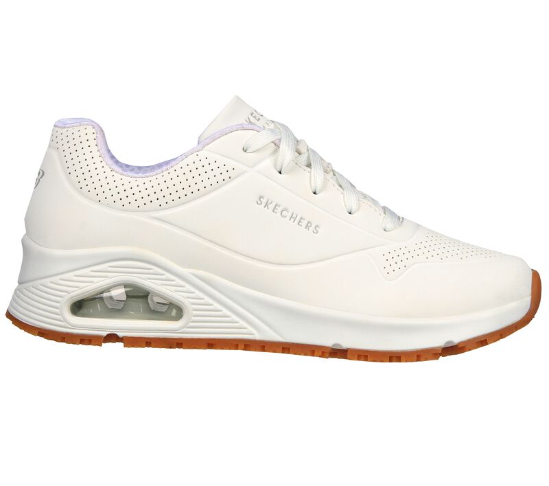 Dámské Pracovní Obuv Skechers Pracovní Relaxed Fit: Uno SR Bílé | CZ.108021WHT