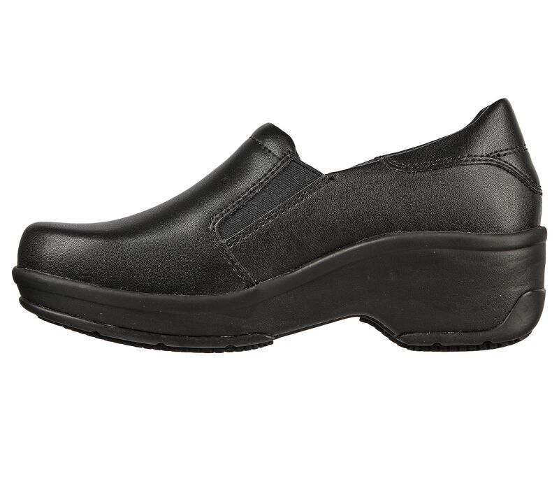 Dámské Pracovní Obuv Skechers Pracovní Relaxed Fit: Upswep SR Černé | CZ.108024BLK