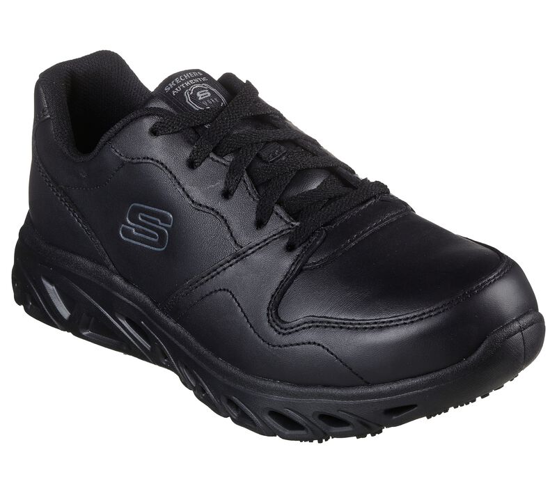 Dámské Pracovní Obuv Skechers Pracovní Relaxed Fit: Glide-Step SR - Tupela Černé | CZ.108054BBK