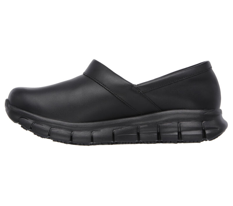 Dámské Pracovní Obuv Skechers Pracovní Relaxed Fit: Sure Track - Bernal SR Černé | CZ.76542BLK