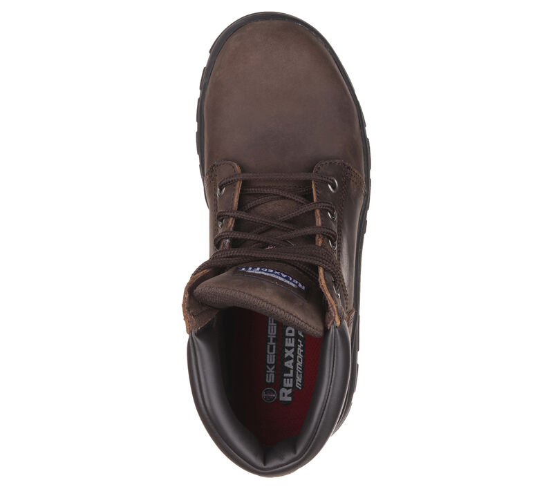 Dámské Pracovní Obuv Skechers Pracovní Relaxed Fit: Workshire - Peril ST Hnědé | CZ.76561CDB