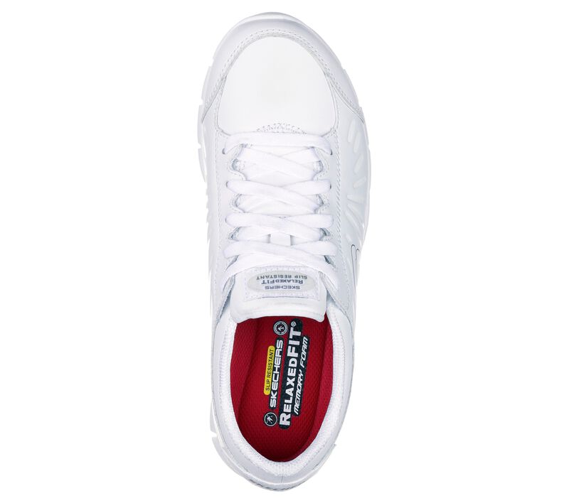 Dámské Pracovní Obuv Skechers Pracovní Relaxed Fit: Eldred - Dewey SR Bílé | CZ.76564WHT