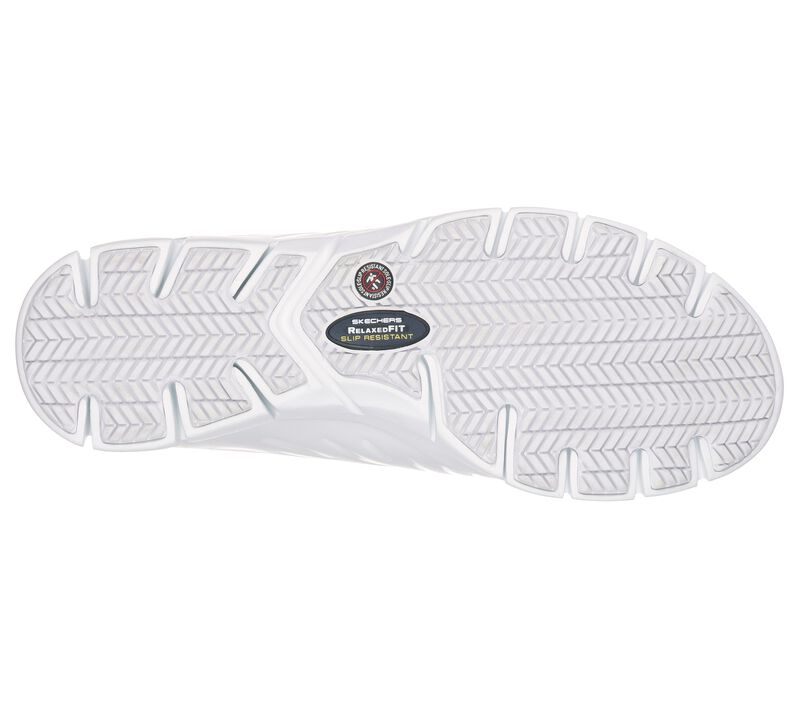 Dámské Pracovní Obuv Skechers Pracovní Relaxed Fit: Eldred - Dewey SR Bílé | CZ.76564WHT