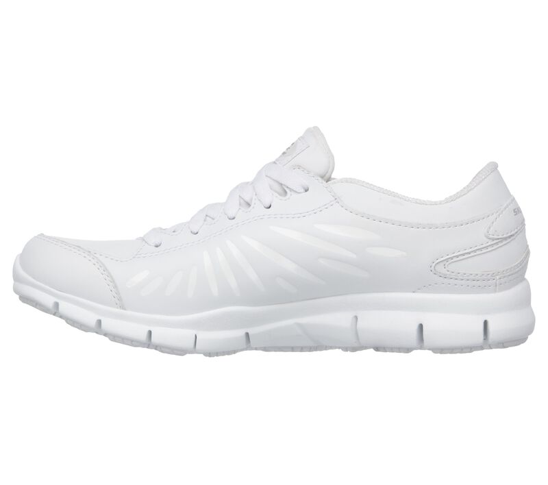 Dámské Pracovní Obuv Skechers Pracovní Relaxed Fit: Eldred - Dewey SR Bílé | CZ.76564WHT