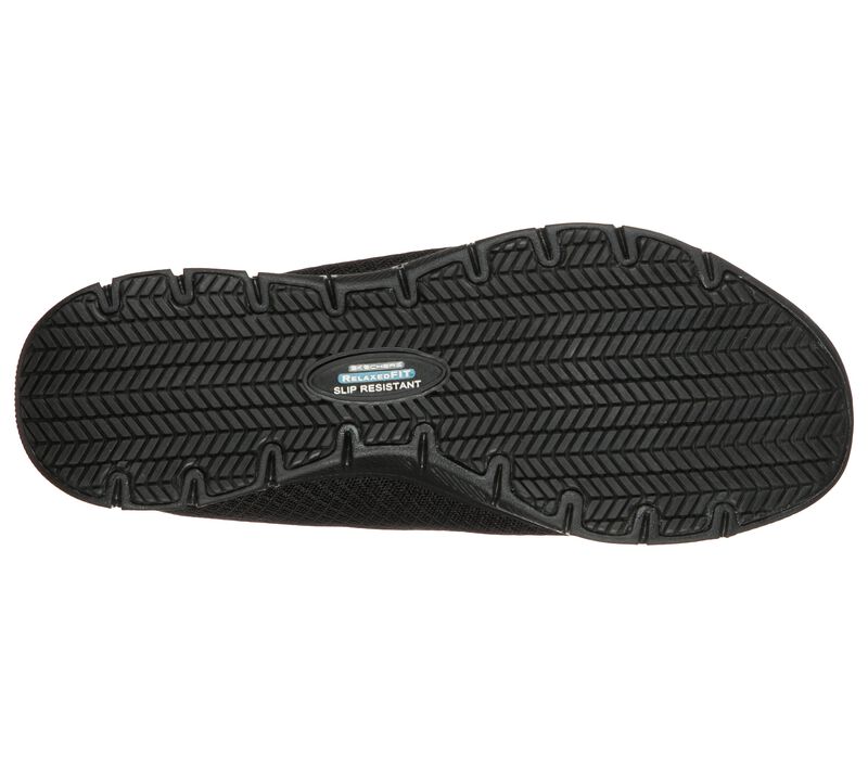 Dámské Pracovní Obuv Skechers Pracovní Relaxed Fit: Ghenter - Bronaugh SR Černé | CZ.77210BLK