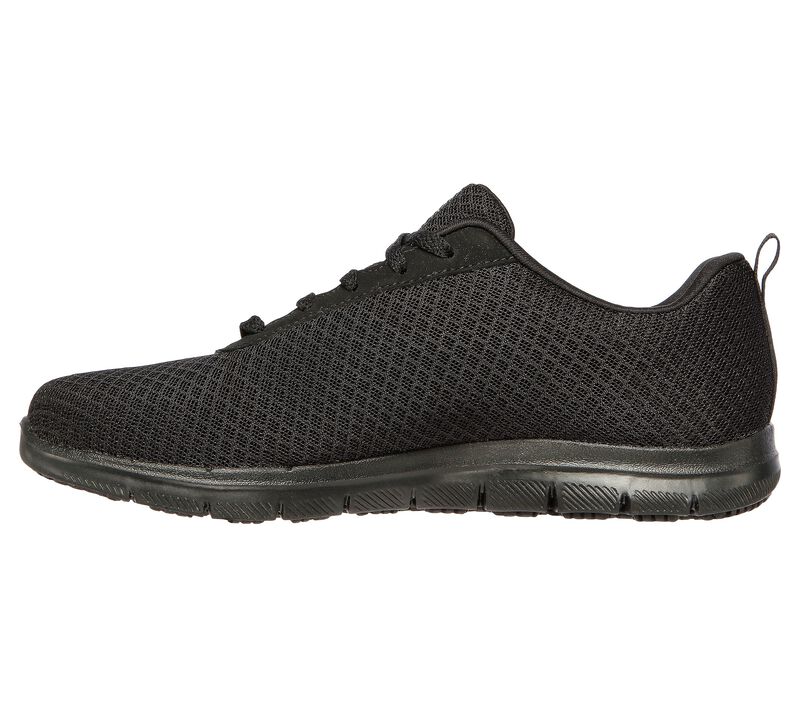 Dámské Pracovní Obuv Skechers Pracovní Relaxed Fit: Ghenter - Bronaugh SR Černé | CZ.77210BLK