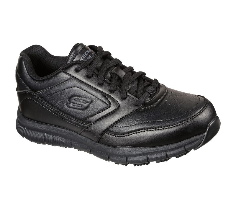 Dámské Pracovní Obuv Skechers Pracovní Relaxed Fit: Nampa - Wyola SR Černé | CZ.77235BLK