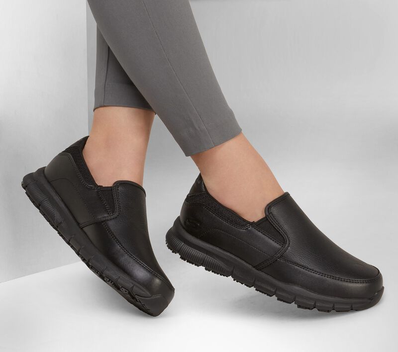 Dámské Pracovní Obuv Skechers Pracovní Relaxed Fit: Nampa - Annod SR Černé | CZ.77236BLK