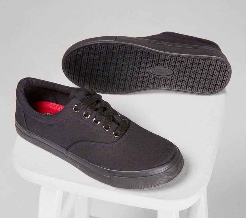 Dámské Pracovní Obuv Skechers Pracovní Relaxed Fit: Sudler SR Černé | CZ.77245BLK