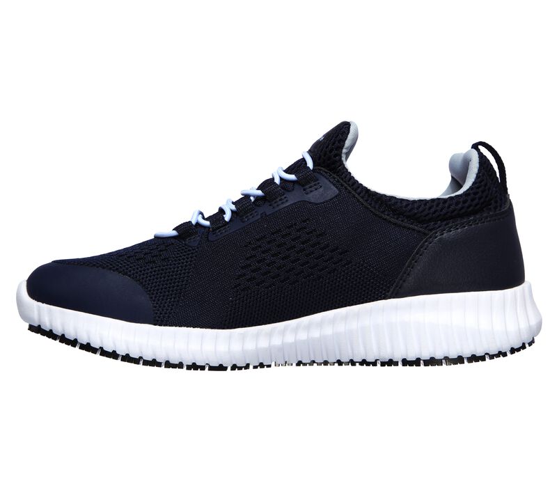 Dámské Pracovní Obuv Skechers Pracovní Relaxed Fit: Cessnock - Carrboro SR Tmavě Blankyt | CZ.77260NVY