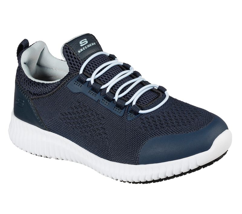 Dámské Pracovní Obuv Skechers Pracovní Relaxed Fit: Cessnock - Carrboro SR Tmavě Blankyt | CZ.77260NVY