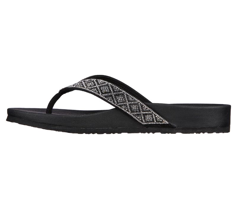 Dámské Sandály Skechers Arch Fit Meditation - Stella Černé | CZ.119334BLK