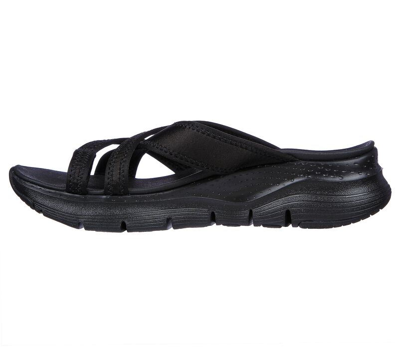 Dámské Sandály Skechers Arch Fit - New Start Černé | CZ.119249BBK