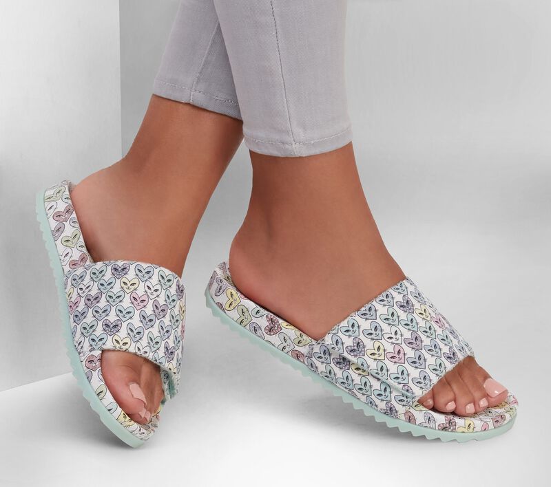 Dámské Sandály Skechers BOBS Pop Ups 2.0 - Feeling Kitty Bílé Viacfarebný | CZ.113739WMLT